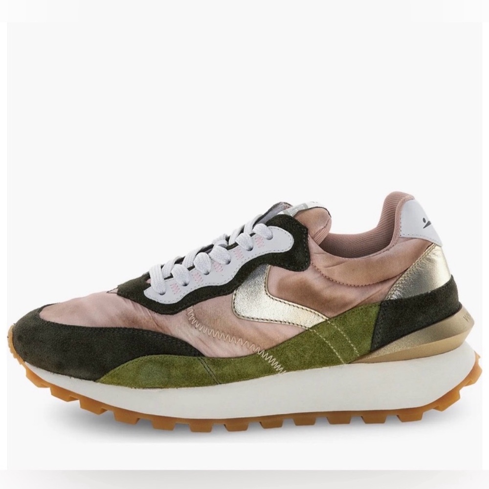 VOILE BLANCHE Qwark Hype Sneaker in Army Green - Picture 3 of 15